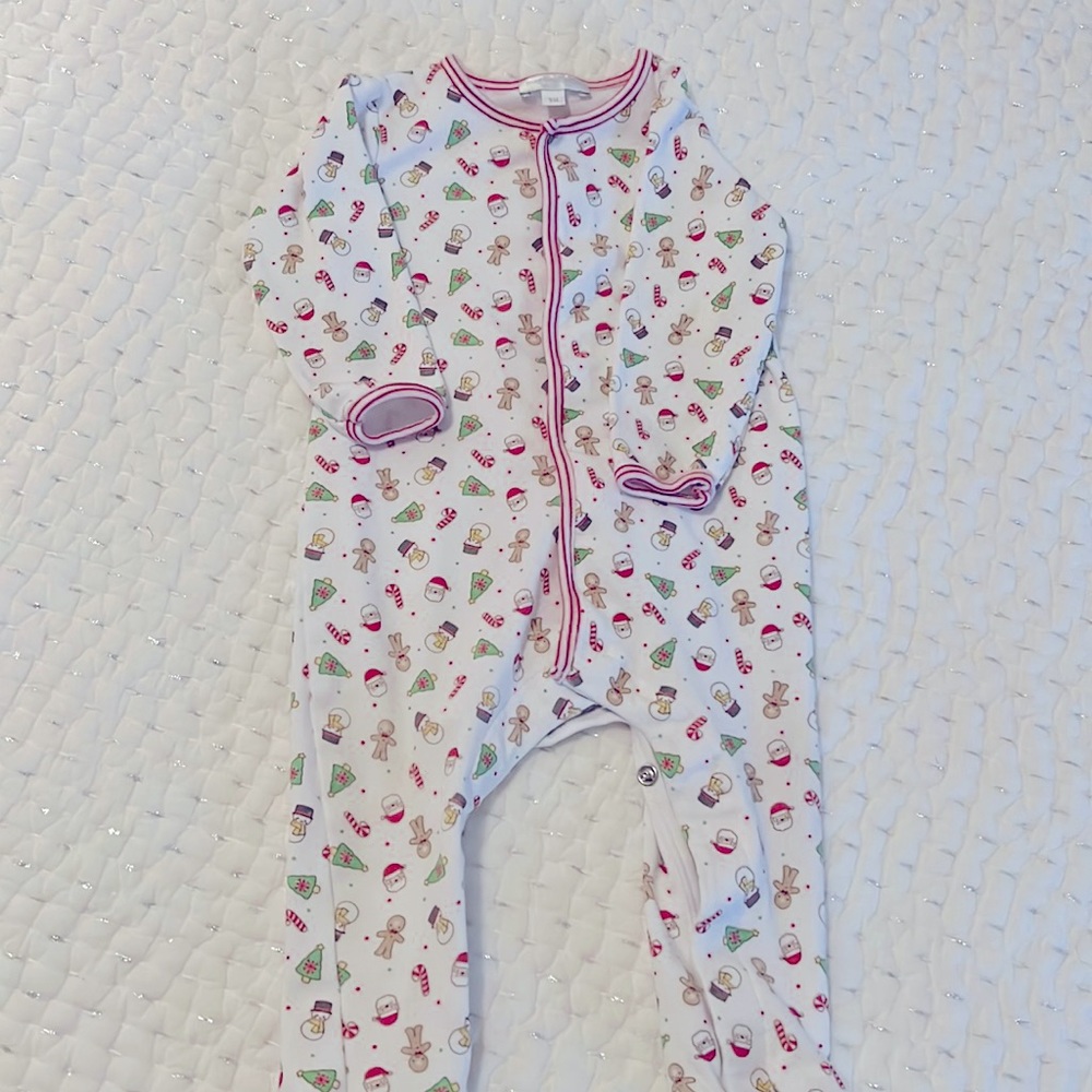 Magnolia Baby Holiday Santa Footie